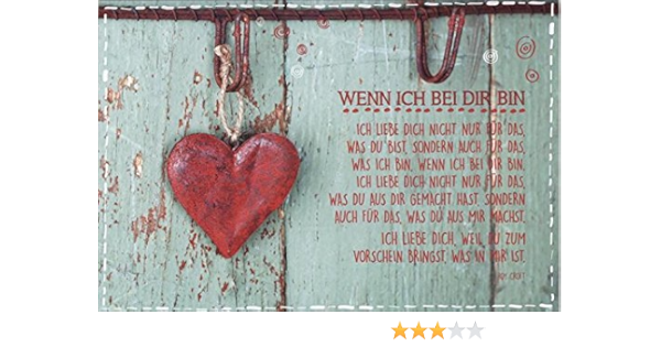 Grusskarte Liebe Geburtstagskarte Ich Liebe Dich Nicht Nur Fur Das Was Du Bist Sondern Amazon De Burobedarf Schreibwaren