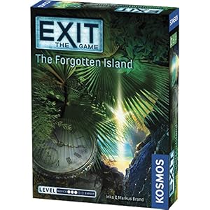 Thames & Kosmos – Exit: The Forgotten Island – Level: 3/5 – Unique Escape Room Game – 1-4 Players – Puzzle Solving Strategy Board Games for Adults & Kids, Ages 12+ – 692858