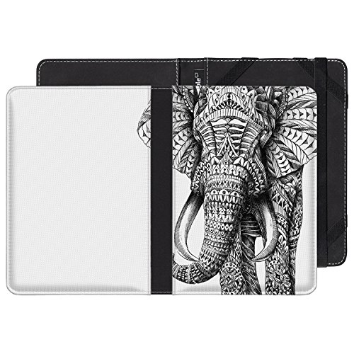 caseable Kindle und Kindle Paperwhite Hülle, Ornate Elephant - 3