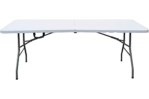 SogesHome Table Pliante Camping Tables de Pique-Nique Table de Jardin Plastique Traiteur Pliante Table pour Camping Pique-Nique Fête