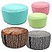 Produktbild heimtexland ® OUTDOOR POUF Sitzhocker in Baumstamm Optik aufblasbar HxB 25x55 cm - LOTUS EFFEKT - wasser- und schmutzabweisend - wetterfest - FALTBAR für Camping Festival - Garten Hocker Lounge Bodenkissen Sessel Sitzsack Gartenkissen Sitzkissen Typ432