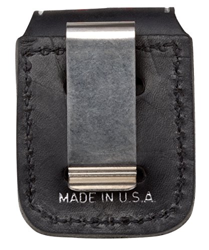Zippo 1701006 Feuerzeug Lighter Pouch Black with Clip - 2