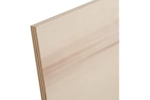 FIRSTLASER GMBH 20 mm Multiplex-Platte Pappel 21x30 cm (A4), B/BB Qualität, hohe Belastbarkeit und Stabilität, für Tische, Werkbänke, Treppenbau, Schalungen, Regalbau - in mehreren Stärken u. Maßen