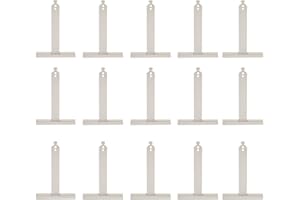 Ressort de Suspension Volet Roulant: YOYIAG 15 Pièces Roulant Springs pour Stores Fixes Longueur 150 mm, Cintre de Volet Roulant en Acier Sangle en T Sécurité pour Volets Roulant, Stores (Blanc)