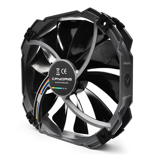CRYORIG XF140 Carcasa del Ordenador Ventilador - Ventilador de PC (Carcasa del Ordenador, Ventilador, 14 cm, 700 RPM, 1300 RPM, 19 dB)