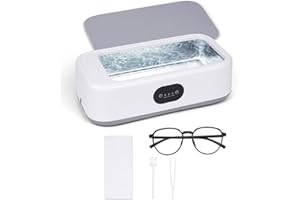 ACOHSY Ultrasonic Cleaner, 640 ml Glasses Cleaning Device with 3 Modes