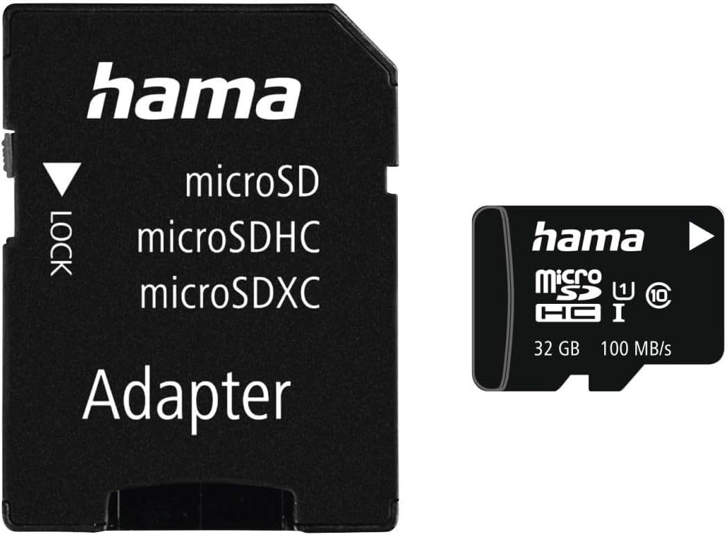 Prise en Main & Utilisation au Quotidien : Hama MicroSD microSDHC microSDXC kaart 32GB 8