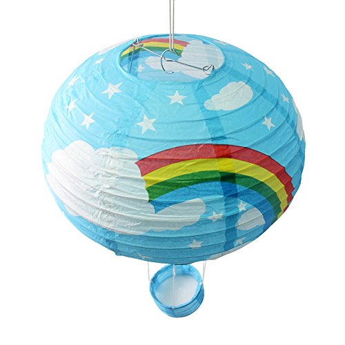 Signstek 10 Stk Heißluftballon Papierlaterne Parteidekor 12 Zoll 30cm - 4