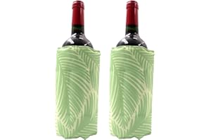 HI FINE CARE Kühlmanschette Wein, Flaschenkühler Manschette, Weinflaschenkühler, Weinkühler-Paket Eisbeutel – Gefrierschrankhülle, Wodka, Tequila, Kühler, Träger