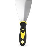 Orret Home Paslanmaz &Ccedil;elik İnşaat Spatulası Plastik Saplı Macun Spatulası Al&ccedil;ı Boya Kazıma Duvar Tamir Spatulası 75 mm