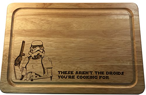Star Wars inspiriert "Diese nicht die Droids Sie kochen für" Holz, Schneidebrett Schneiden, Käseplatten.