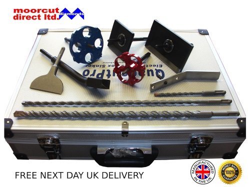 Square Hole Cutter Electrical Box Sinker Quadcut Super Set