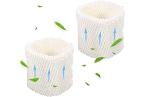 ZERODIS 2 PCS Filtro de aire Filtro de humidificación Wicking de reemplazo para Philips HU4801 / HU4802 / HU4803