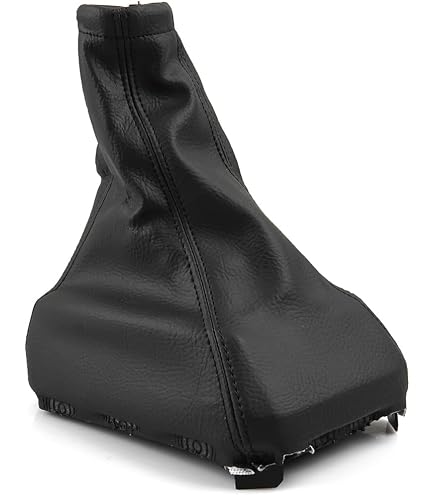 Opel Vectra B Shift Boot & Handbrake Cuff Set – Black/Blue Genuine Leather By L&P Car Design