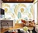 Produktbild (250X200CM), 3D Wallpaper Wandbild - Nordische abstrakte goldene Pflanze Blatt Bananenblatt - Wallpaper Poster Wanddekoration von Malilove