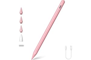 XIRON Lápiz para iPad 2018-2025, Carga Rápida, función de inclinación, Rechazo de Palma Pencil para iPad A16 11.ª/10.ª/9.ª/8.ª-6.ª generación, Air M2 M3 11/13/5.ª-3.ª, Pro 12,9/13/11 M4, Mini A17 Pro/6/5