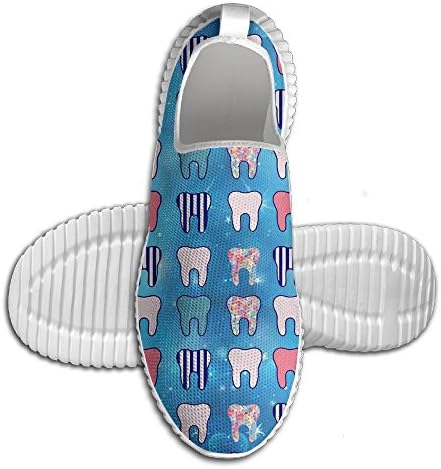 Cute Pattern Dental Assistant Lightweight Breathable Casual Sports Shoes Fashion Sneakers Walking Shoes 40