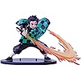 Offo Tanjiro with Sword Action Figure – Demon Slayer Anime Collectible for Home Decor, Office Desk & Study Table