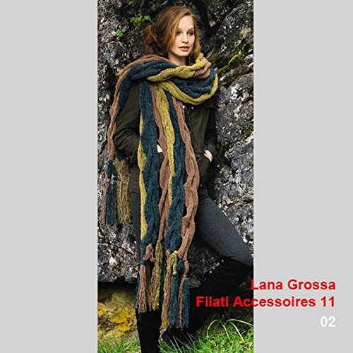 LANA GROSSA GARZATO Fleece, 2 – Petrol/Schwarz - 3