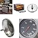 Produktbild UxradG BBQ Temperaturmessung. Outdoor Smoker Grill Edelstahl Barbecue Thermometer Temperatur Gauge 60  -430 