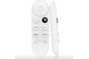 G9N9N Bluetooth röstfjärrkontroll för Google Chromcast TV 4K Snow, ersättningsfjärrkontroll Chromecast Google
