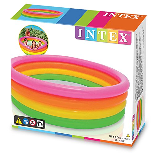 INTEX Sunset Glow Pool, mehrfarbig, 168×46 cm, 56441NP - 3