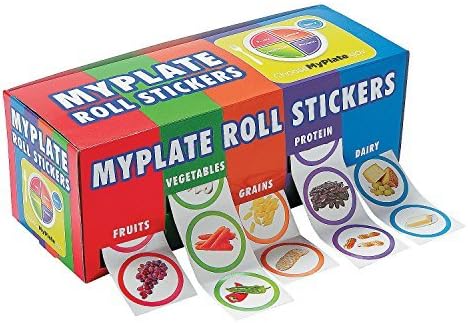 MyPlate Stickers by OTD