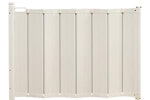 BabyDan Guard Me Extra Large, barrière d'escalier auto-rétractable, convient aux ouvertures de 55 à 113,5 cm, blanche, fabriquée au Danemark - Barrière pour bébés (Barrière pour chiens)