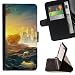 Produktbild ICE CASE - FOR sony Xperia M4 Aqua - Anime Artwork Buildings - Painting Art Smile Face Style Design PU Leather Flip Stand Case Cover