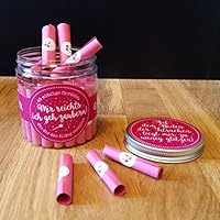 Glitzerbox mit vielen lustigen witzigen Sprüchen & Botschaften Geschenkideen Geburtstag Ostern Frauen Freundin