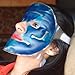 HealthAndYoga(TM) Anti-Fatigue Cooling Gel Face Mask with Strap-on Velcro | Facial Skin Refresh