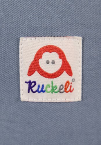 Ruckeli Babytrage Organic Cotton – Blue and Grey - 7