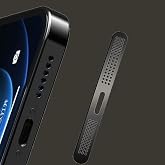 Apple iPhone 12, 13, 14, 15, 16 Pro Max, Pro, Plus Uyumlu Metal Toz Ge&ccedil;irmez Sticker Kulaklık Hoparl&ouml;r Deliği Anti Toz &Ouml;nleyi