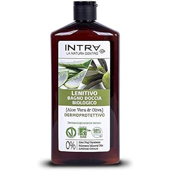 Intrà Avena & Mandorla Duschbad – 400 Ml, Bio-Duschgel Mit Hafer & Mandel Für Sensible Haut