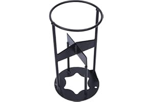 Pumpumly Wood Splitter, Wood Kindling Splitter, Manual Splitting Tool, Firewood Log, Safety Manganese Steel, for Kiln Dried Firewood and Hardwoods Such As Oak, Maple and Birch, Black, 17x41cm