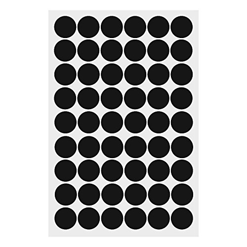 HuntGold ?Abnehmbar Charm 4 cm Polka Punkte Rund Kreis Kunst Wandbild Wandtattoo Fenster Aufkleber Schwarz