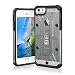 Produktbild Urban Armor Gear Schutzhülle nach US-Militärstandard für Apple iPhone SE/5 S/5 - transparent [Verstärkte Ecken | Sturzfest | Antistatisch Vergrößerte Tasten] - UAG-IPH5S-ICE/BLK-W/SCRN-VP