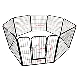 Freilaufgehege Laufstall Welpenlaufstall Absperrgitter S 210 x 60 cm - 4