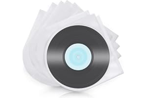 NOLACE Custodia Vinile Buste per Vinili 100 Scatola per Dischi in Vinile Custodia Interna per Dischi in Vinile Custodia Protettiva Antistatica Tasca per Polietilene ad alta Traslucido Buste Interne per