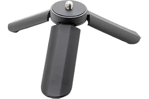 SHULLIN Metal Mini Tripod Mini Metal Tripod Desktop Tabletop Stand Anti Shake Compact Tripod Table Stand Mini Gimbal Tripod Mini Tripod Stand with 1/4 Inch Screw for Selfie Sticks Smartphone Camera