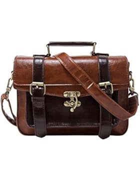 ECOSUSI Vintage Umhängetasche damen Messenger Bag Handtasche