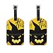 Produktbild COOSUN Pumkins Kofferanhänger Reise Labels Tag-Namenskartenhalter für Gepäck Koffer Tasche Rucksäcke, 2 Pcs M Mehrfarbig