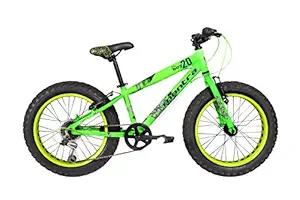 Montra Big-Boys 20 , 20T/ Inches Fat Bike , 6 Speed , Aluminum Frame , Linear Pull Brakes , Rigid Suspension - Green