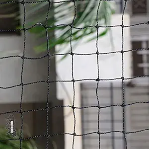 easyshoppingbazaar Nylon Anti Bird Protection Net with Strong Strings 10X15FT 304.8cmX457.2cm (Black)