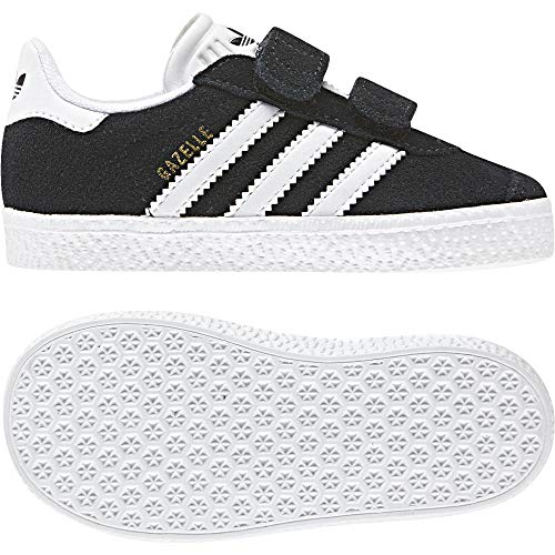 adidas Unisex Kids' Gazelle Cf I Gymnastics Shoes, Core Black FTWR White, 9.5 UK Child