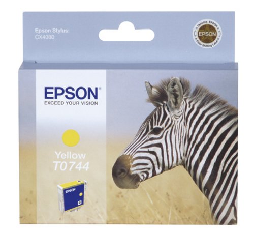 Epson T0744 Cartouche d'encre d'origine Jaune