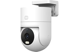 XIAOMI Outdoor Camera CW300 – Cámara Exterior con resolución 2560p, IP66, Detección Personas por IA, Visión Nocturna, 360grados, Blanco (Versión ES)