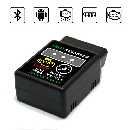 Hangang OBDATOR Bluetooth OBD OBD2 Code Reader Strumento di scansione diagnostica HH Advanced Car OBDII Controllo scanner strumento di luce per Android, PC