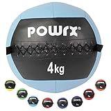 POLIVALENCIA: Wall ball ideal para realizar una gran variedad de ejercicios FUNCTIONAL FITNESS y para el desarrollo de la velocidad, fuerza y potencia muscular