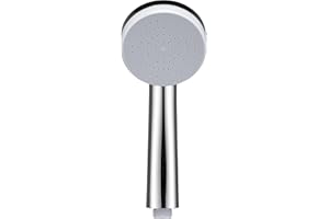 Croydex Presion Shower Head - Pressure Boost Shower Heads for Low Pressure Systems, Chrome Finish, Easy Clean Removable Faceplate, Up to 50% Water Saving - Friendly and Efficient Shower Heads